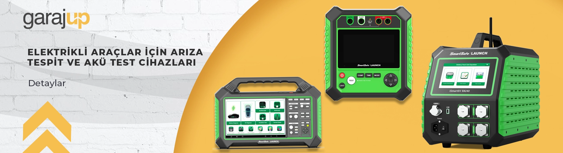 Elektrikli araç arıza tespit cihazı ve batarya tamir cihazları